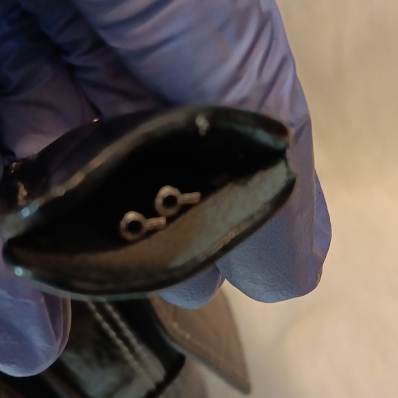 Siamod Embossed Crocc Leather Laptop Briefcase - Picture 8 of 12